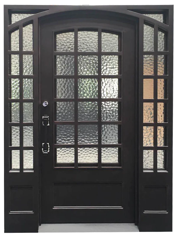 Iron Single Door With Sidelites 020